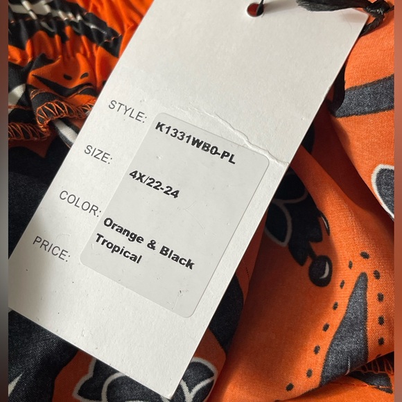 Unique Vintage Red & Black Parrot 2 Piece Crop Top and Skirt Set NWT - Picture 12 of 12